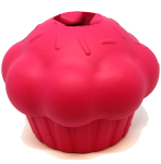 SodaPup Cupcake Durable Rubber Chew Toy & Treat Dispenser Dog Toys