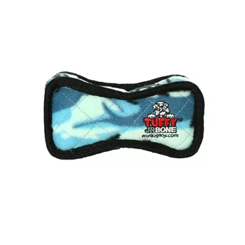 VIP Products LLC Tuffy Jr Bone2 Camo Blue Dog Toys