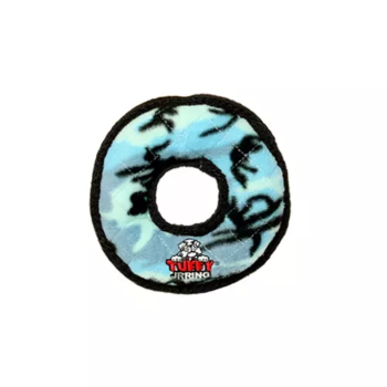 VIP Products LLC Tuffy Jr Ring Camo Blue Dog Toys