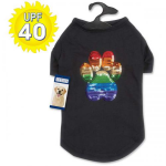 Pet Edge CC Puppy Pride Sequin UPF40 Tee Dog Clothes