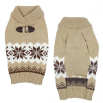 Pet Edge CC Shawl Collar Sweater Dog Clothes