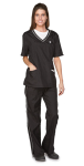 Pet Edge TP ConTrm V-Neck Groom Top Apparel