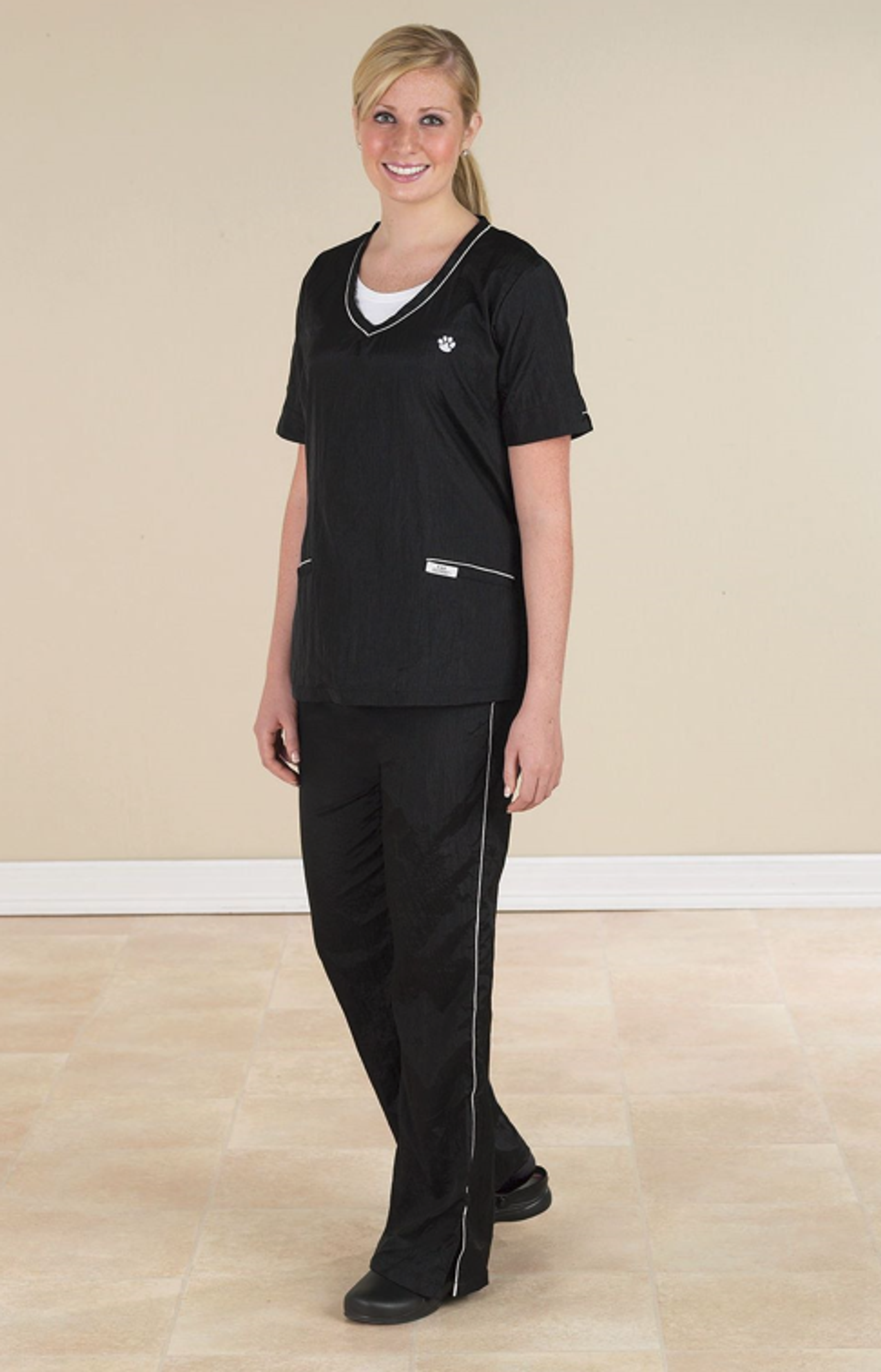 Pet Edge TP ContrasTrim Groom DS Pants Apparel