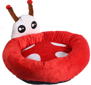 Silicute DBA H&E Global Sourcing Inc. Ladybug Little Pet Nest Dog Beds