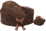 Silicute DBA H&E Global Sourcing Inc. Luxurious Sofa Style Round Dog Bed Dog Beds
