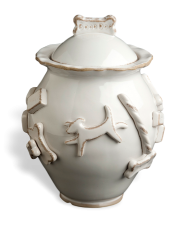 Carmel Ceramica Dog Treat Jar Treat Jars