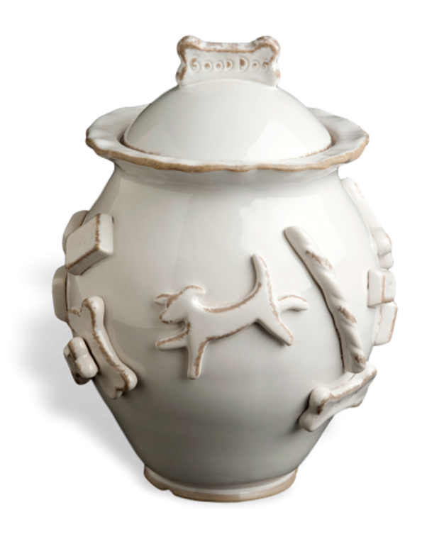 Carmel Ceramica Dog Treat Jar Treat Jars