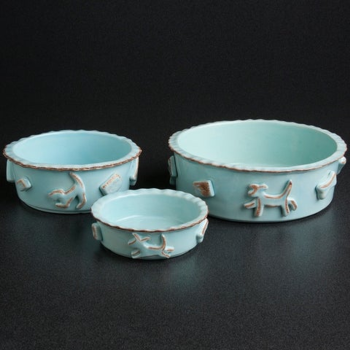 Carmel Ceramica Carmel Ceramica Dog Food/Water Bowl Food & Water Bowls