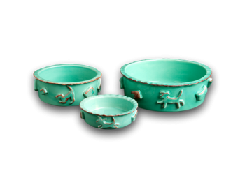 Carmel Ceramica Carmel Ceramica Dog Food/Water Bowl Food & Water Bowls