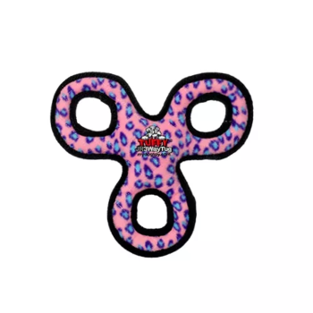 VIP Products LLC Tuffy Jr 3WayTug Pink Leopard Dog Toys