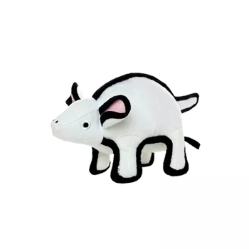 VIP Products LLC Tuffy Barnyard Mouse White Dog Toys