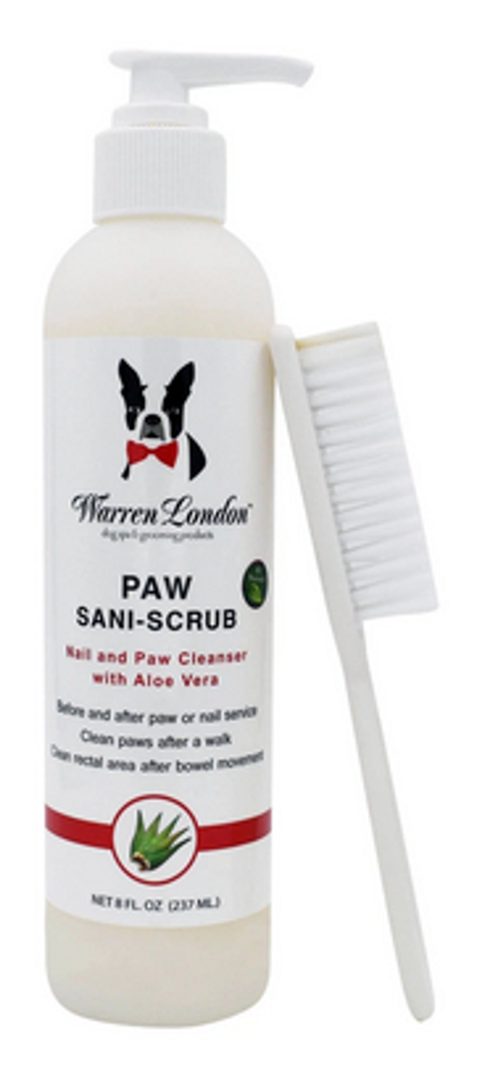 Warren London Paw Sani-Scrub with brush Pet Shampoo