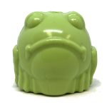 SodaPup MKB Bull Frog Durable Rubber Chew Toy & Treat Dispenser Dog Toys