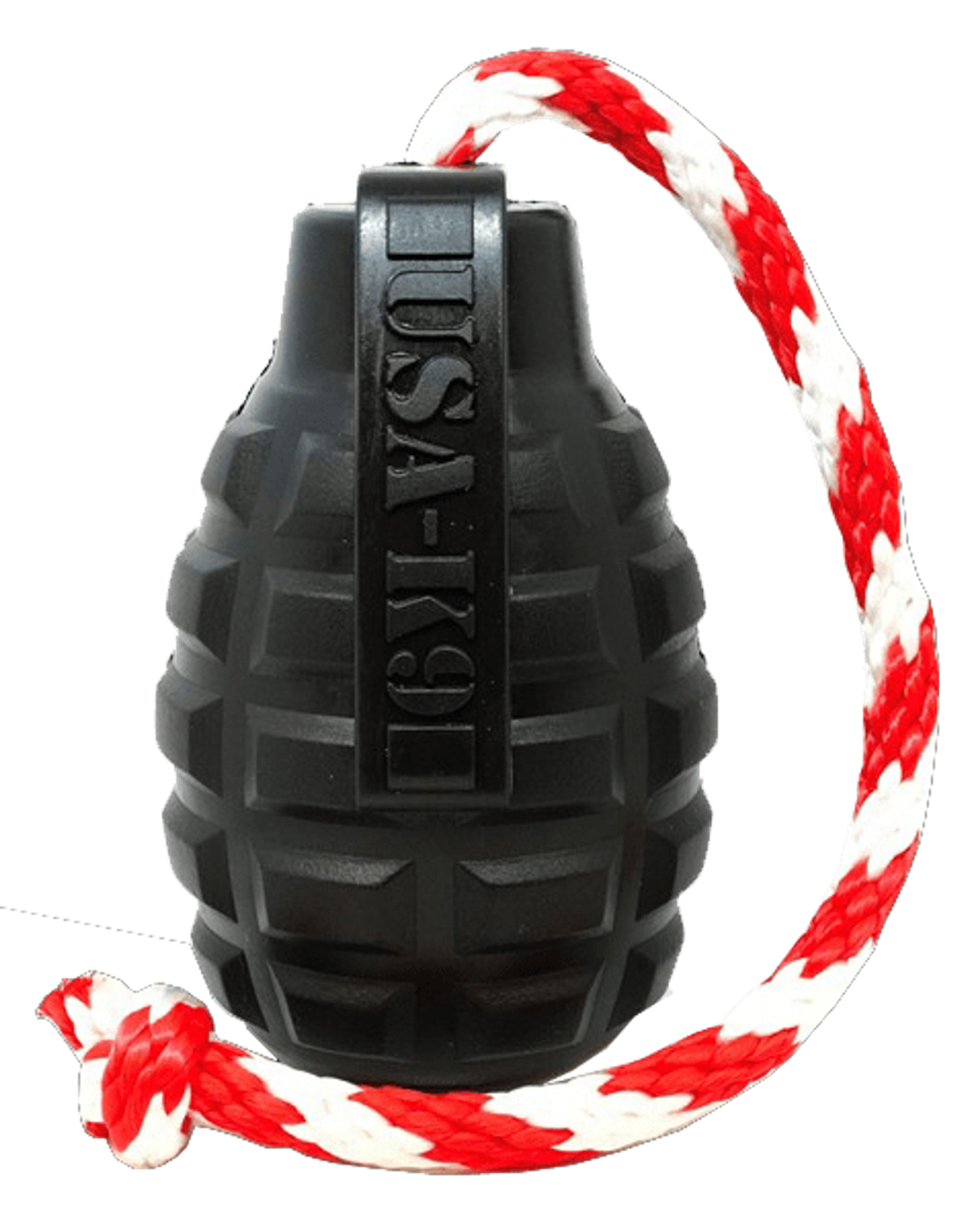SodaPup USA-K9 Grenade Durable Rubber Chew Toy