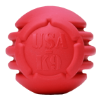SodaPup USA-K9 Stars and Stripes Ultra-Durable Rubber Chew Ball Dog Toys