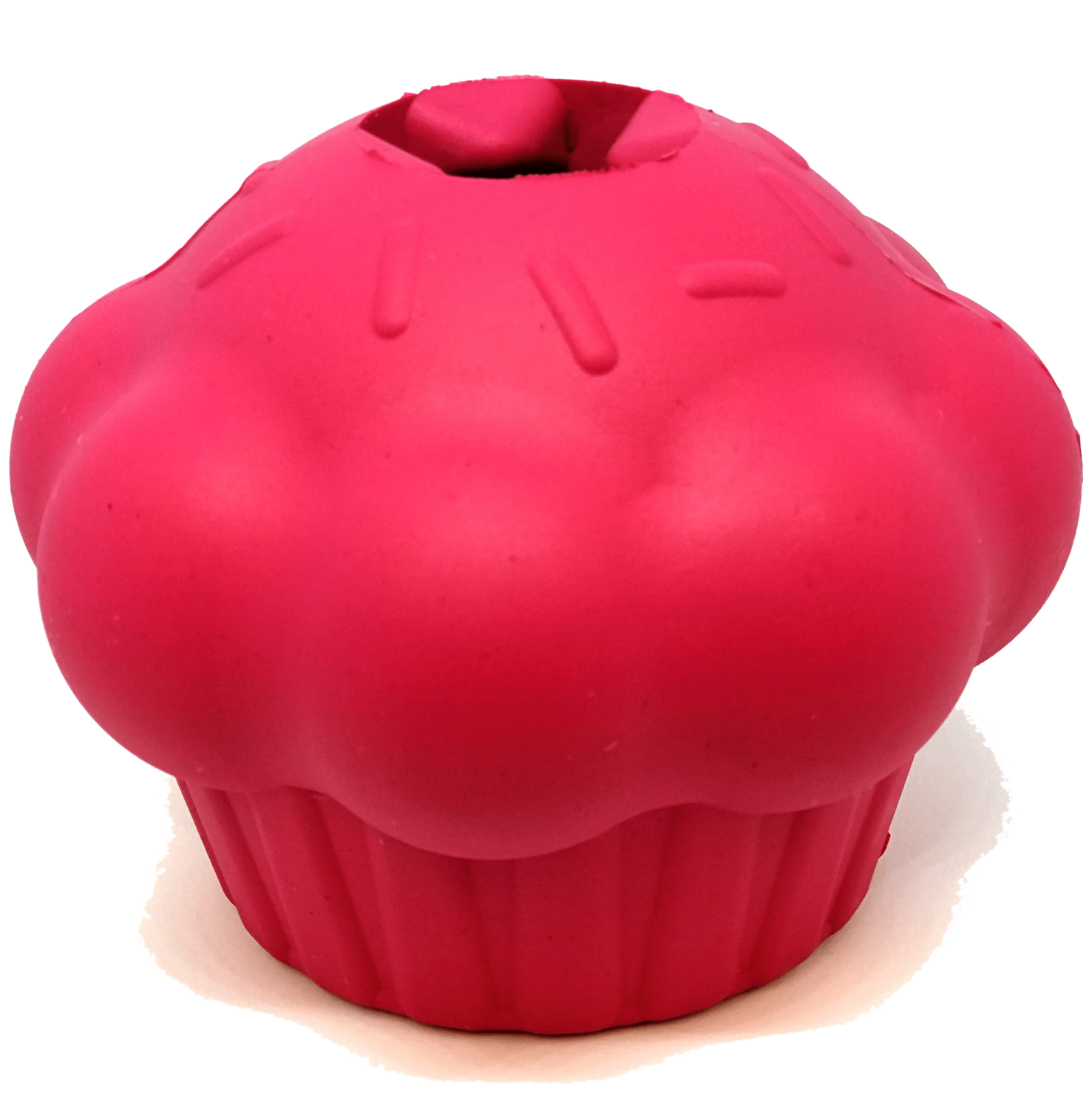 SodaPup Cupcake Durable Rubber Chew Toy & Treat Dispenser Dog Toys