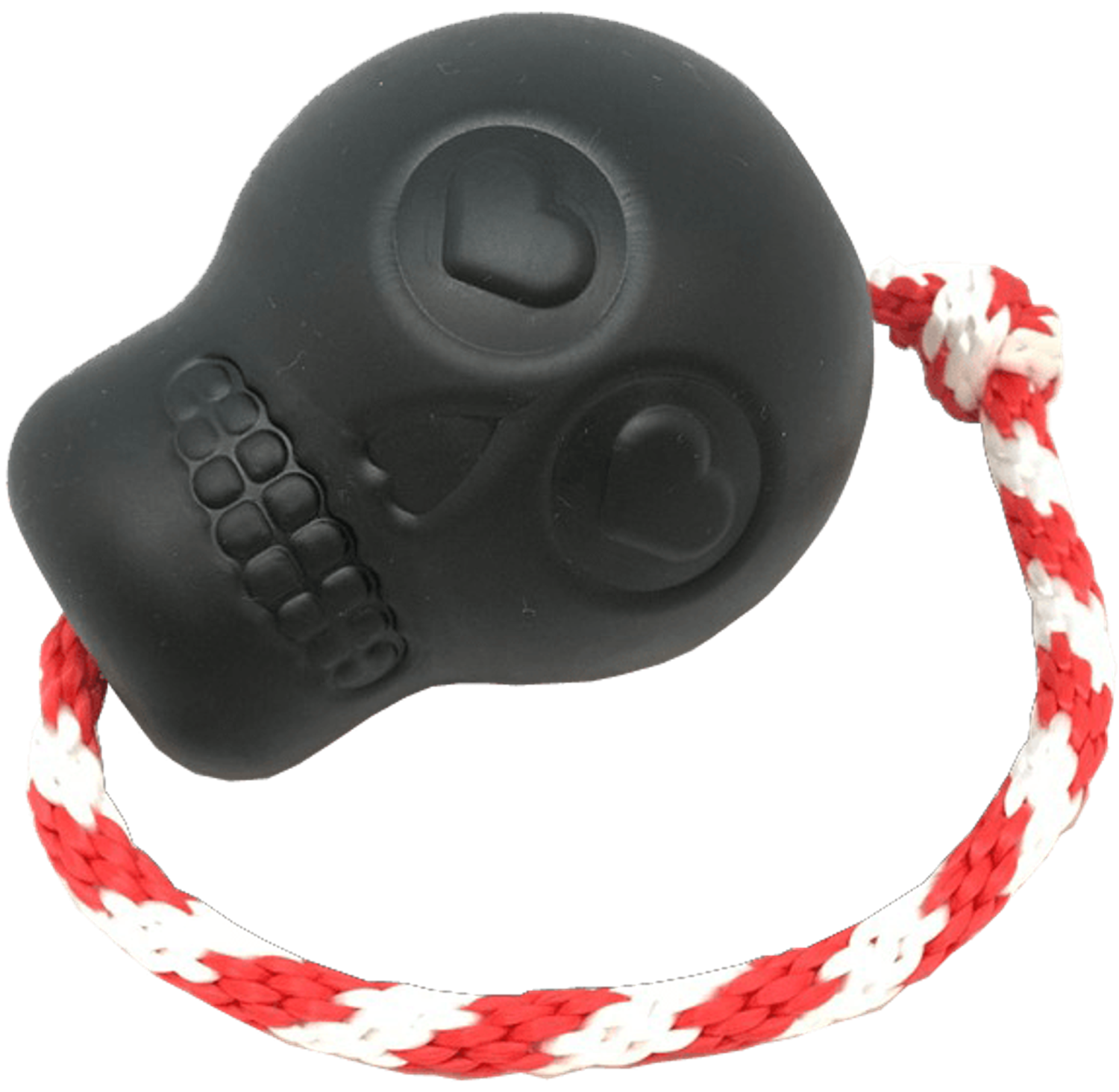 SodaPup USA-K9 Skull Durable Rubber Chew Toy