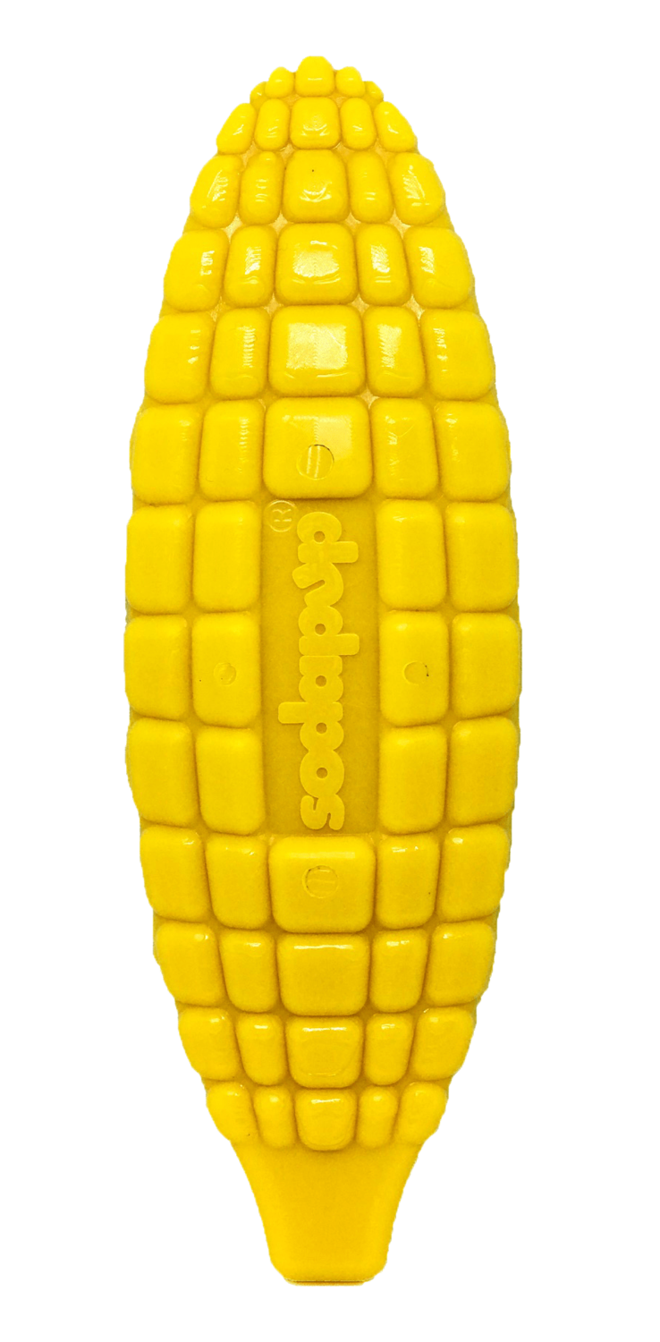 SodaPup SP Corn on the Cob Ultra Durable Nylon Dog Chew Toy for Aggressive Chewers Dog Toys