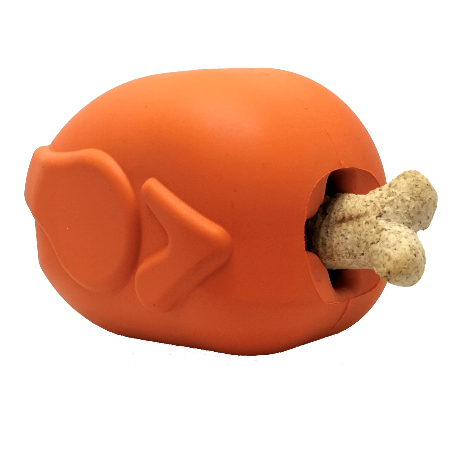 SodaPup MKB Roasted Turkey Durable Rubber Chew Toy & Treat Dispenser Dog Toys