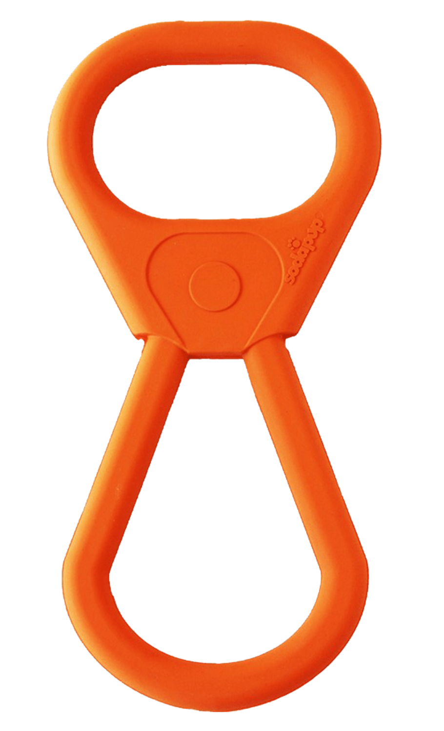SodaPup SP Pop Top Rubber Tug Toy for Interactive Play Dog Toys