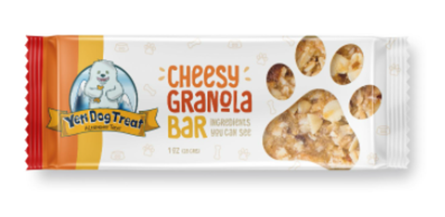 Yeti Corporation Yeti Cheesy Granola Bar Dog Treats