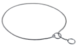 Alvalley LLC Slip Snake Show Chain Collar (18 in x 3.0mm) Dog Collars