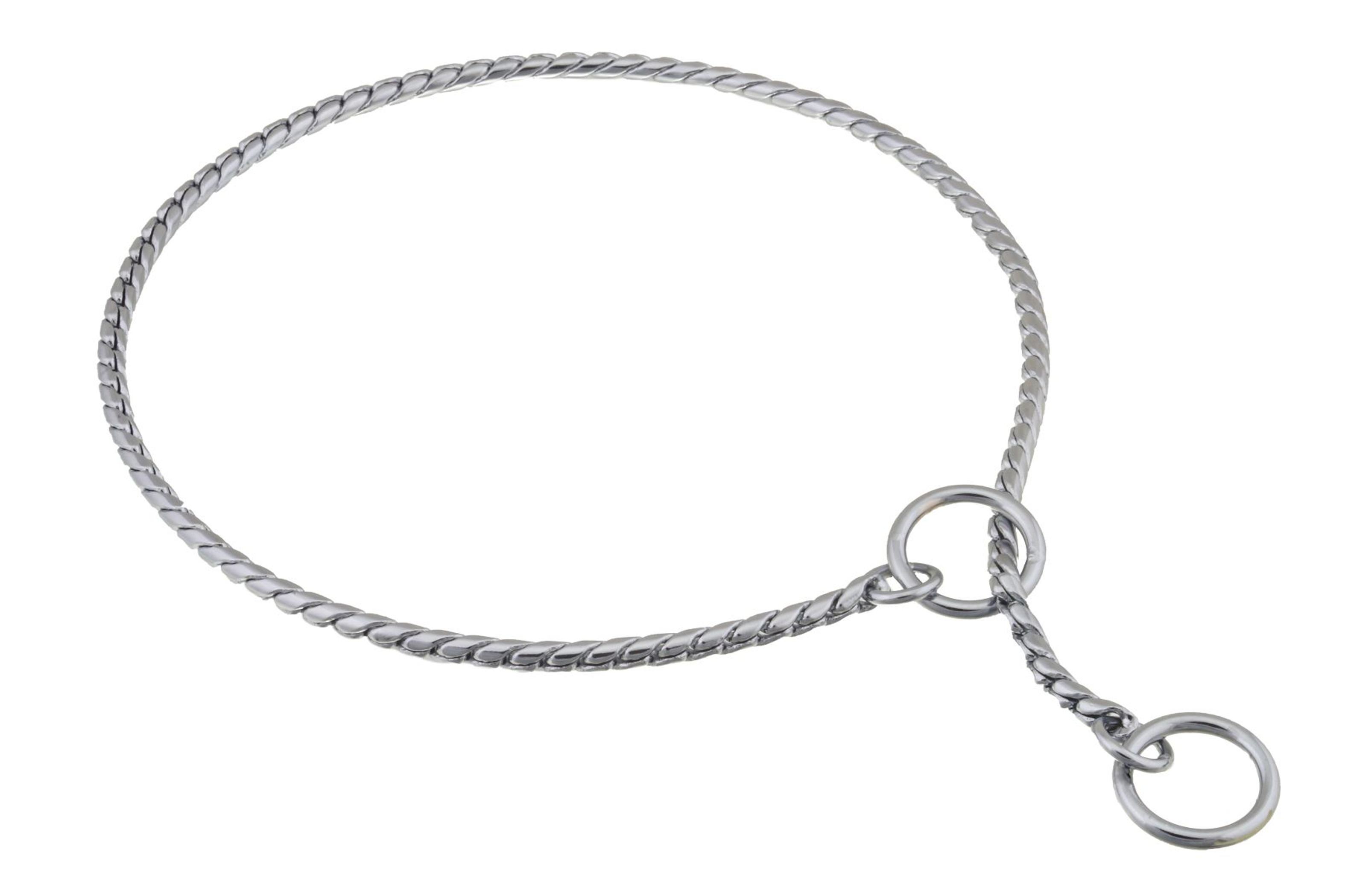 Alvalley LLC Slip Snake Show Chain Collar (16 in x 5.5mm) Dog Collars