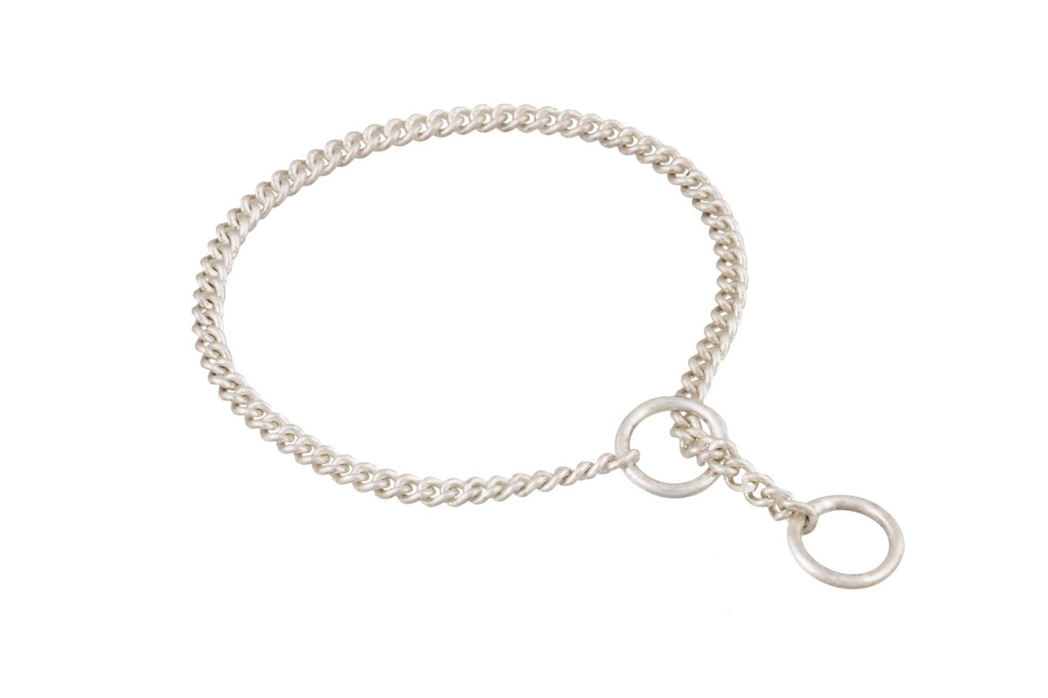 Alvalley LLC Slip Curve Show Chain Collar (12 in x 1.2 mm) Dog Collars