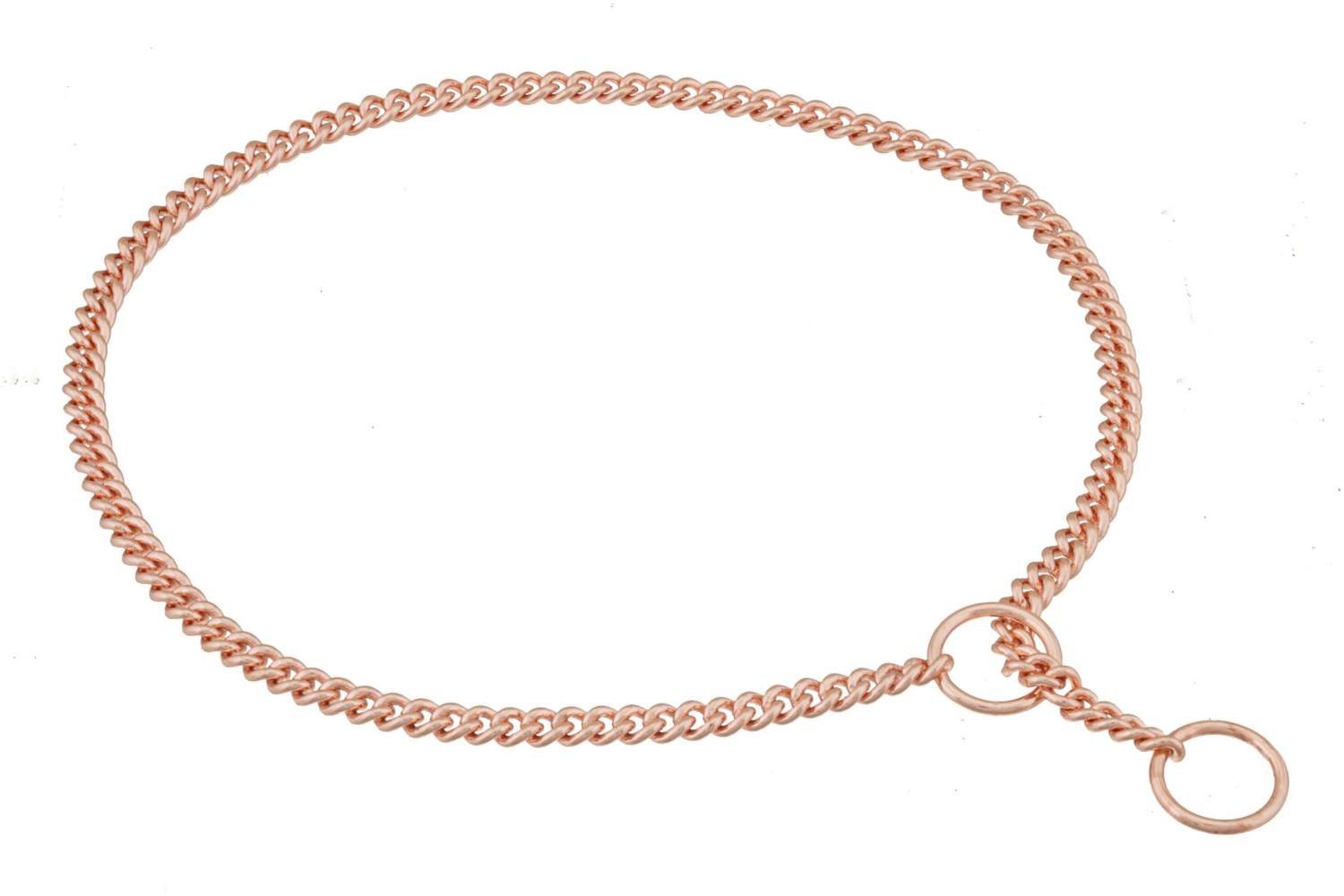 Alvalley LLC Slip Curve Show Chain Collar (14 in x 1.6 mm) Dog Collars