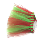 Tutu Joli LLC Red and Green Christmas Dog Tutu Skirt (XS) Dog Clothes