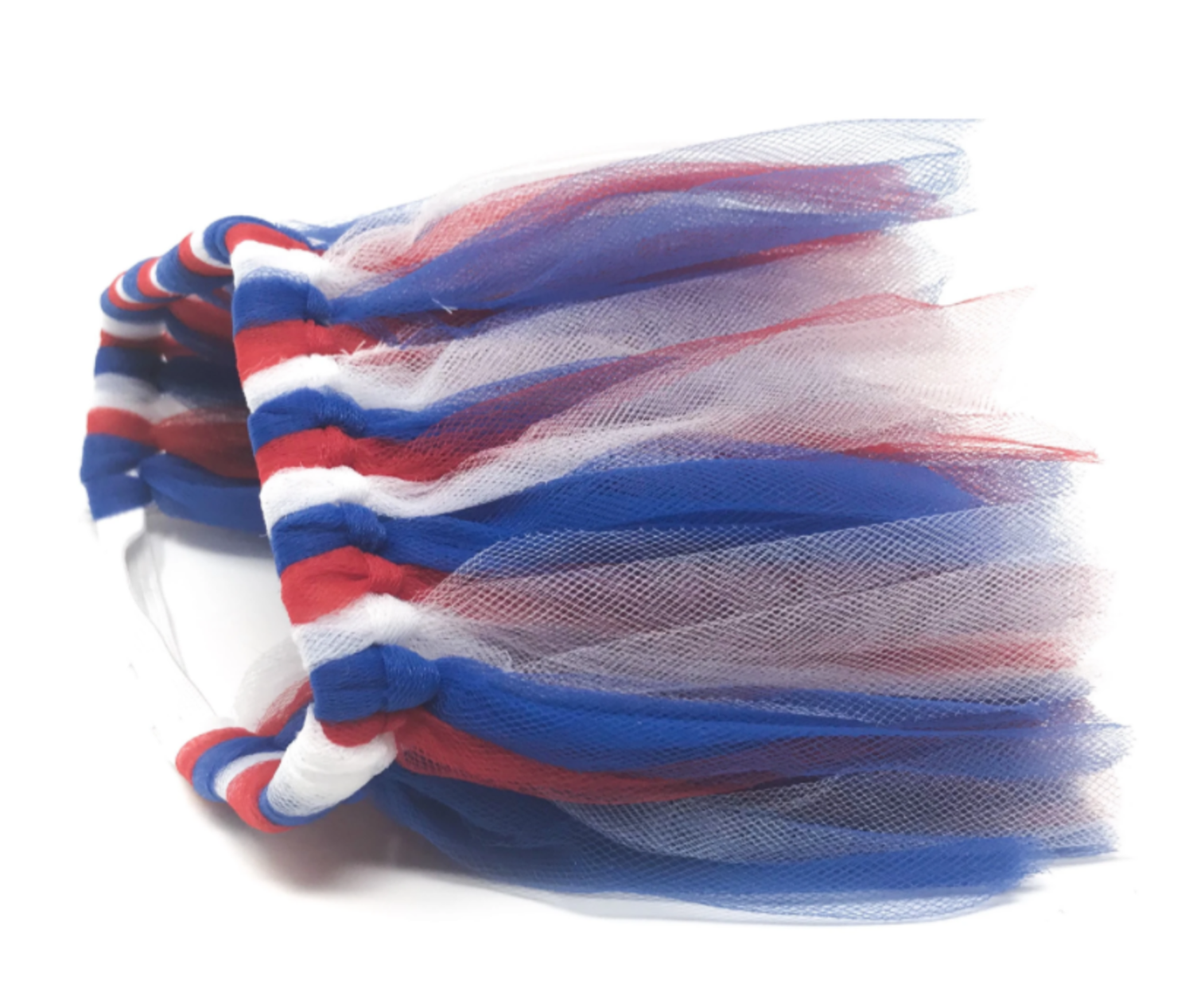 Tutu Joli LLC Red/White/Blue 4th Of July Dog Tutu Skirt (XXXL) Dog Clothes