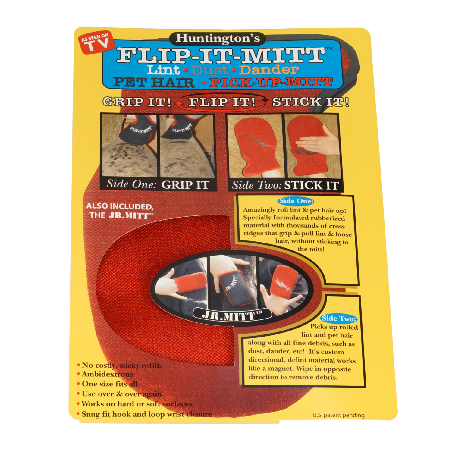 Superstar Innovations (MoonWater Elixirs) Flip-It-Mitt For Easy Pet Hair Removal Grooming Supplies