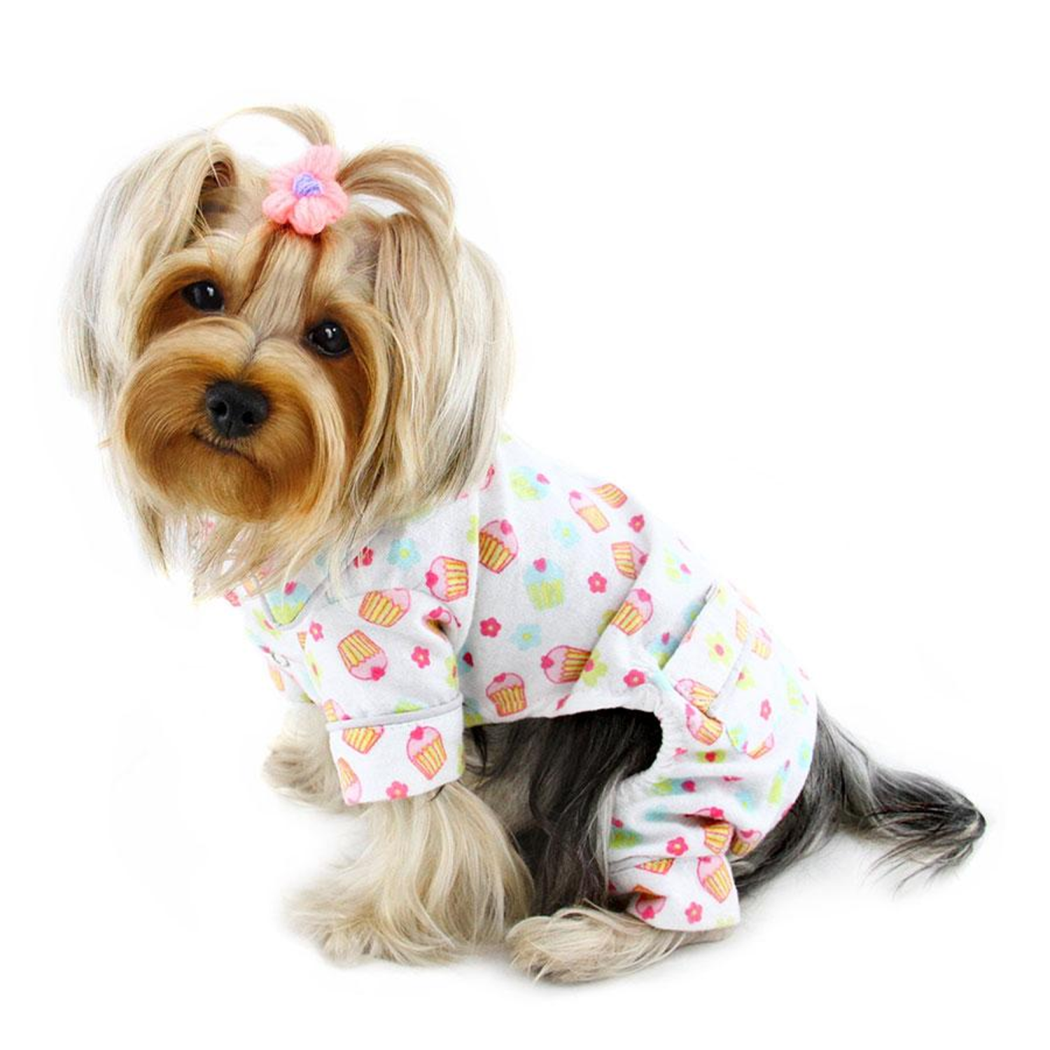 Klippo Pet Inc Cupcakes Fanatics Flannel PJ Dog Clothes