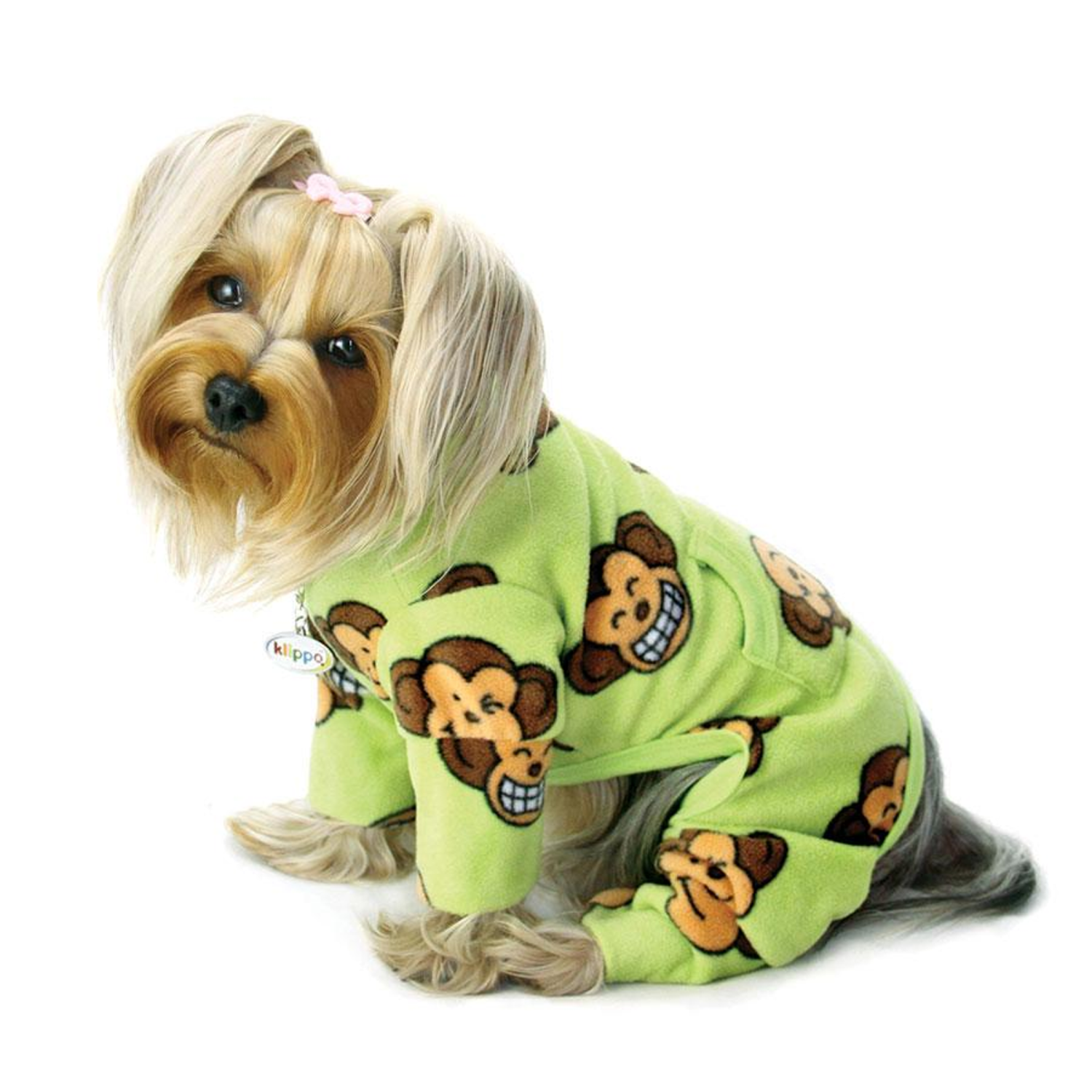 Klippo Pet Inc Silly Monkey Fleece Turtleneck Pajamas Dog Clothes