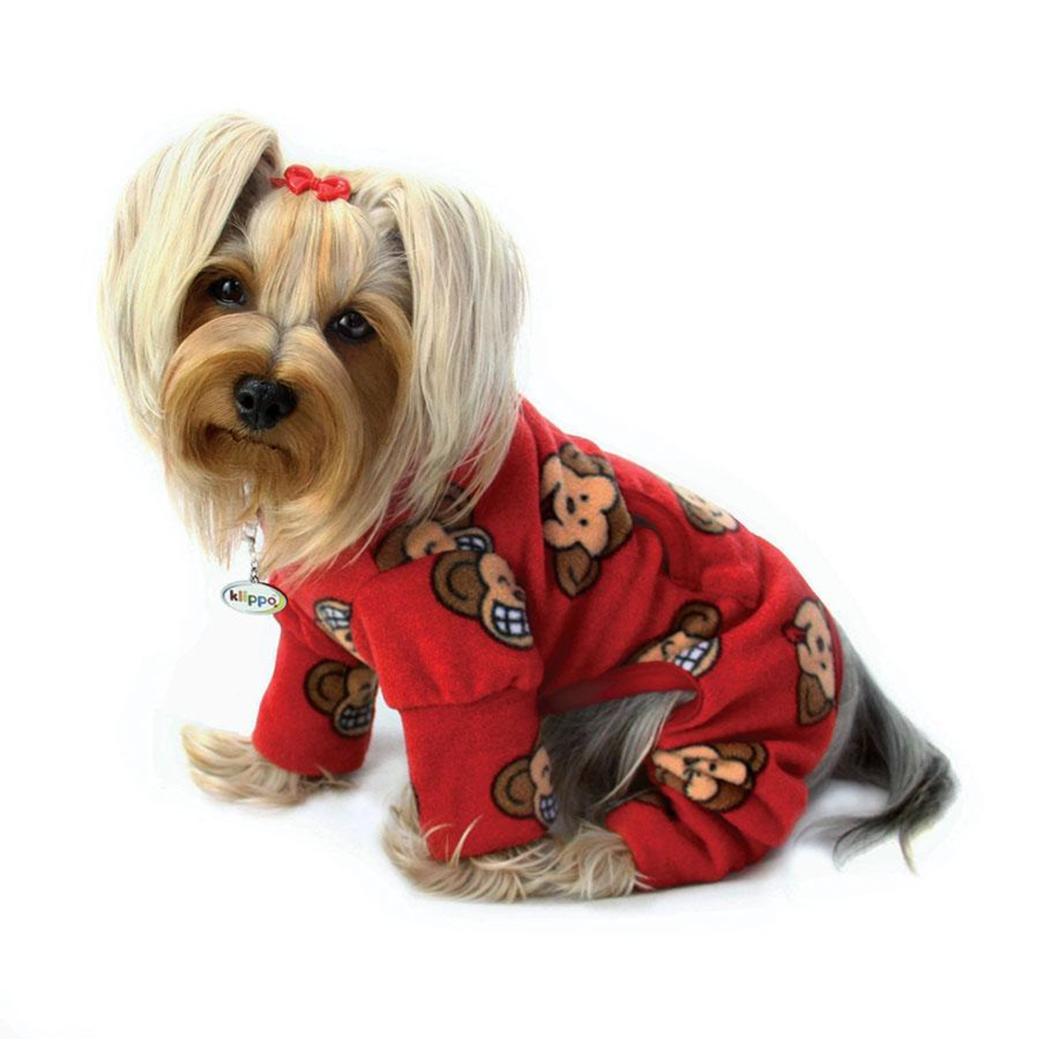Klippo Pet Inc Silly Monkey Fleece Turtleneck Pajamas Dog Clothes