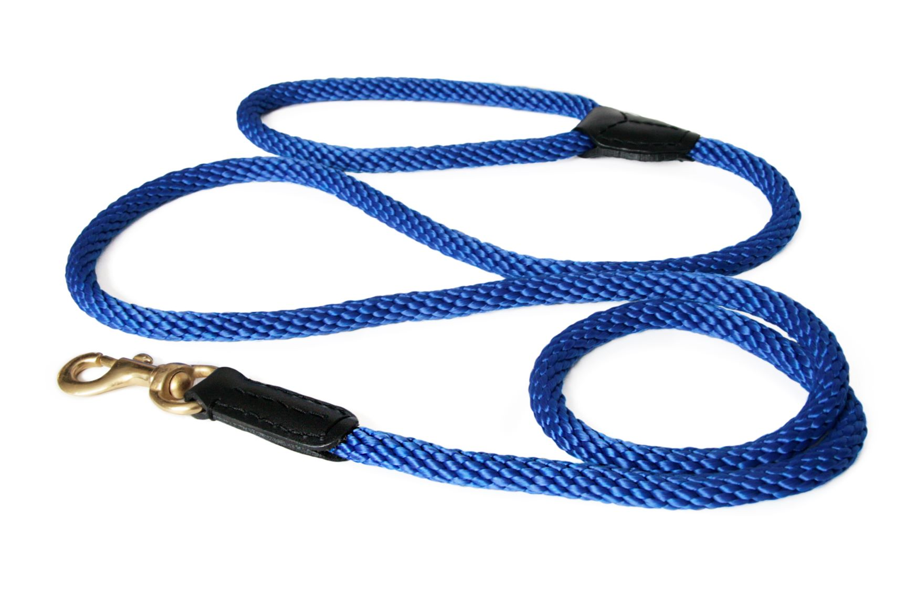 Alvalley LLC Rope and Leather Snap Lead (4ft x 3/4 in) Dog Leashes