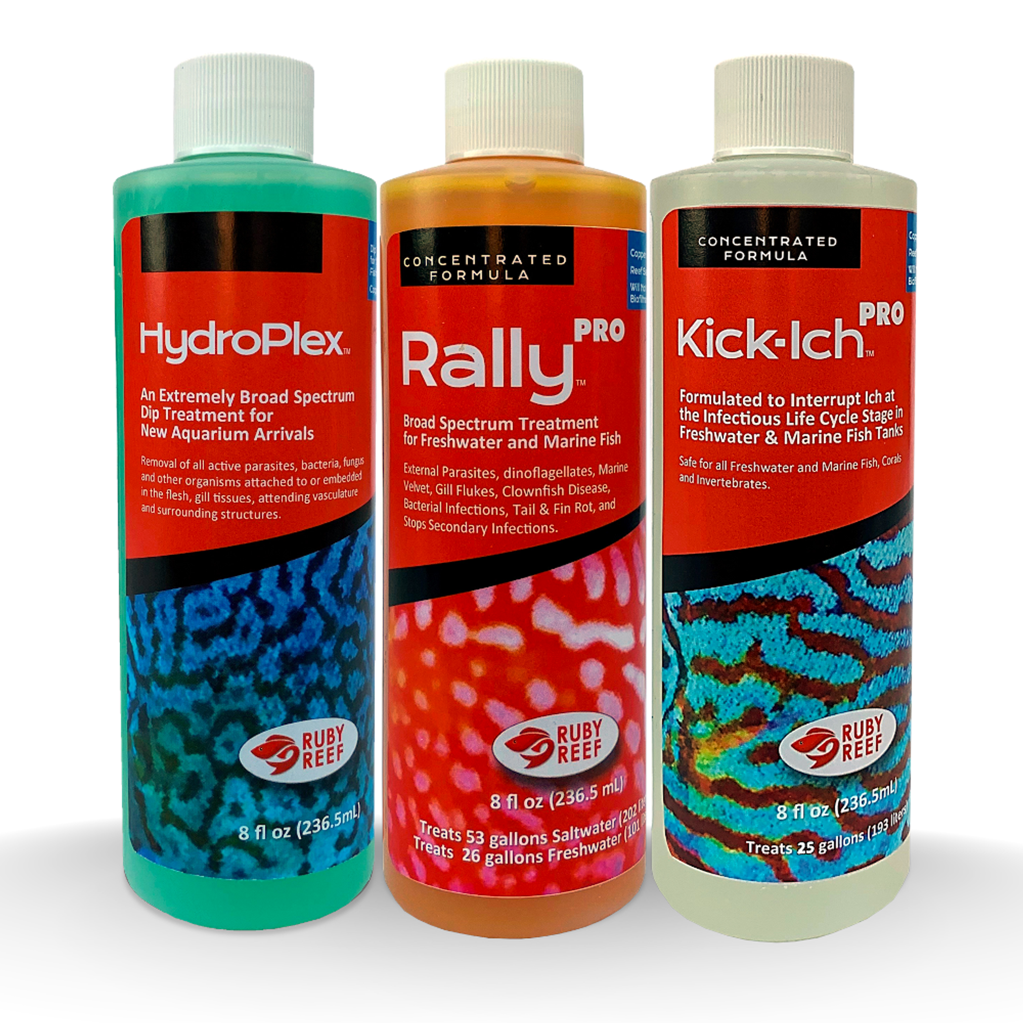 Ruby Reef PRO 8 Bundle Aquarium Treatments