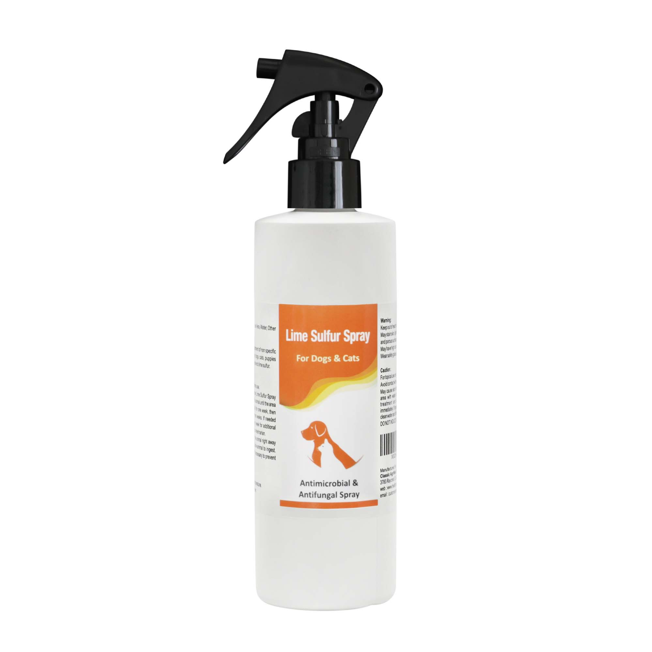 Healthy Paw Life Classic's Lime Sulfur Spray Pet Care for Dry and Itchy Skin Pet Health