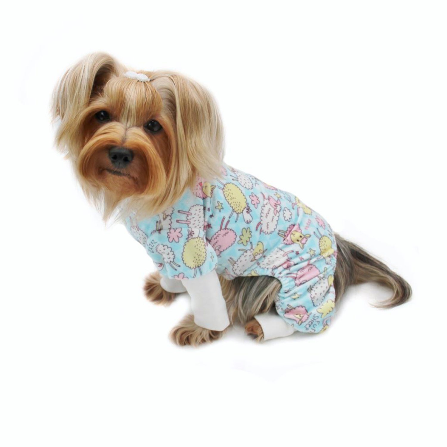 Klippo Pet Inc Ultra Soft Plush Minky Funny Sheep Pajamas Dog Clothes