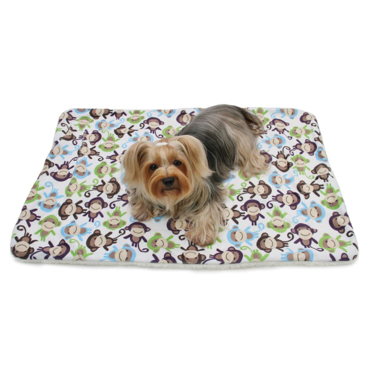 Klippo Pet Inc Ultra Soft Minky/Plush Monkey Blanket Dog Clothes