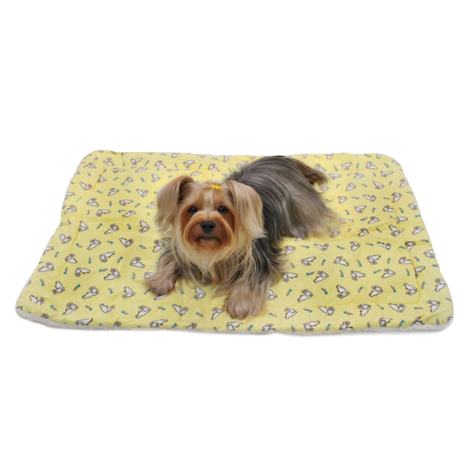 Klippo Pet Inc Hopping Bunny Flannel/Ultra-Plush Blanket Blankets