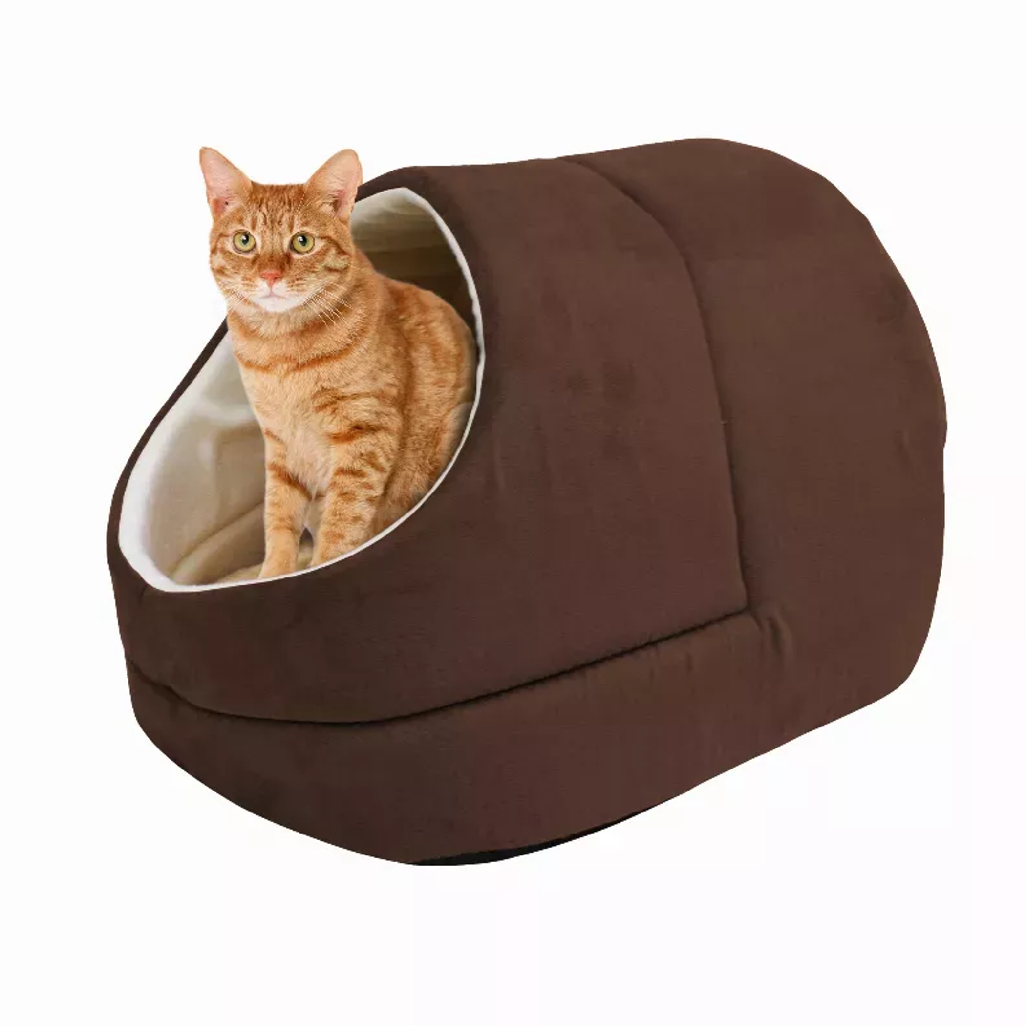 JESPET Inc GOOPAWS Cat Cave for Cat and Warming Burrow Cat Bed