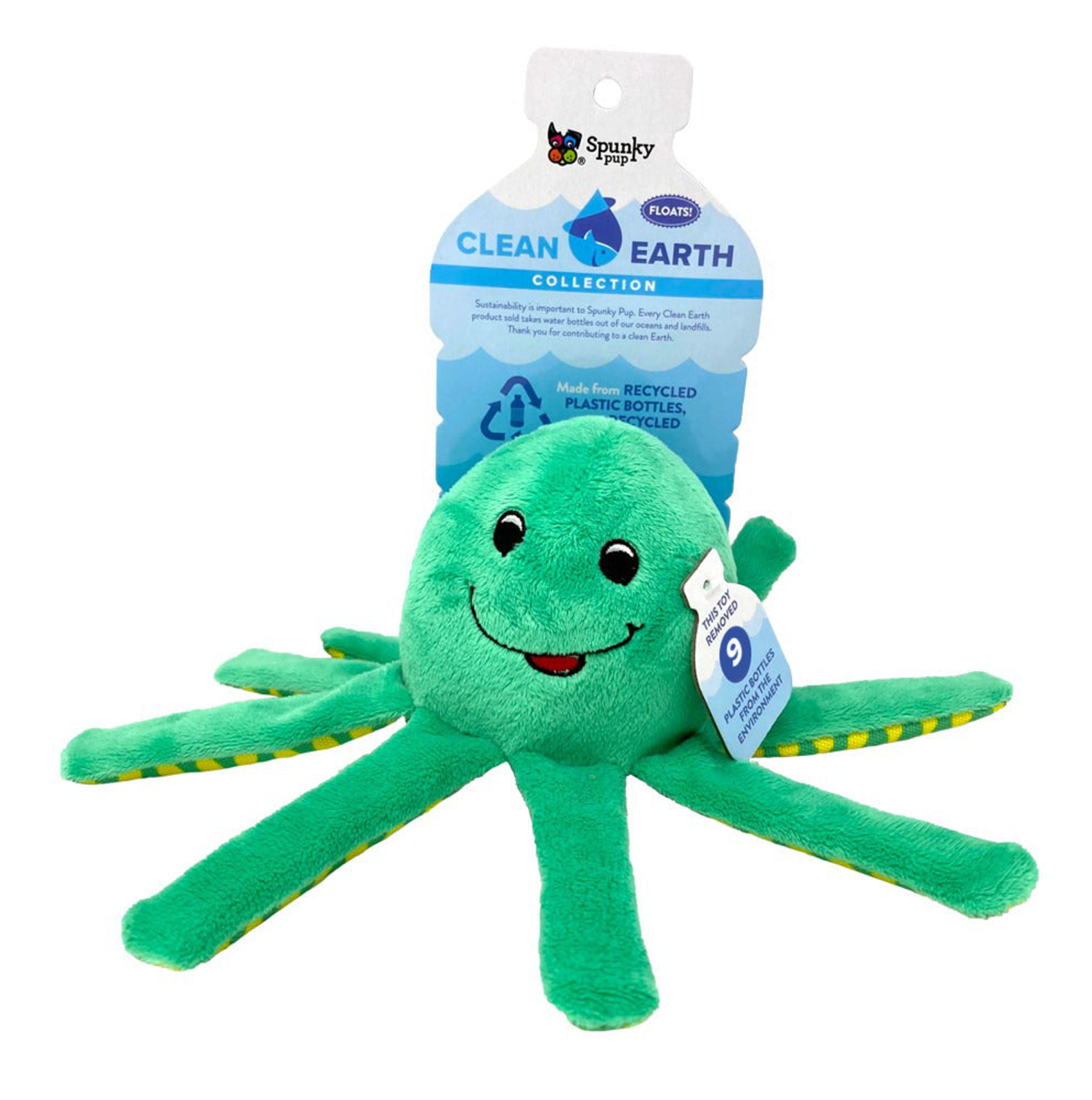 Spunky Pup Dog Toys Clean Earth Plush - 100% Sustainable Dog Toys
