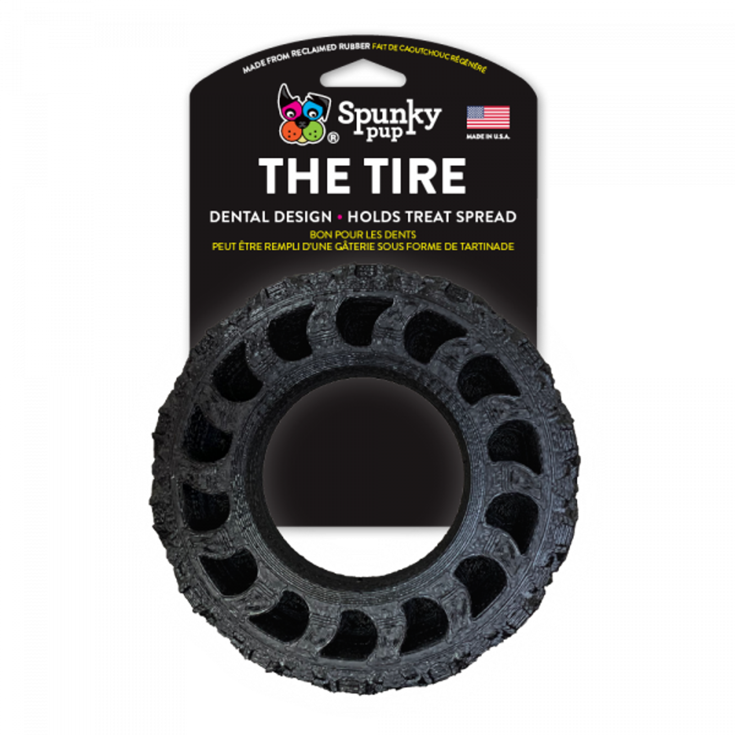 Spunky Pup Dog Toys The Tire - Reclaimed Rubber Toy Dog Toys
