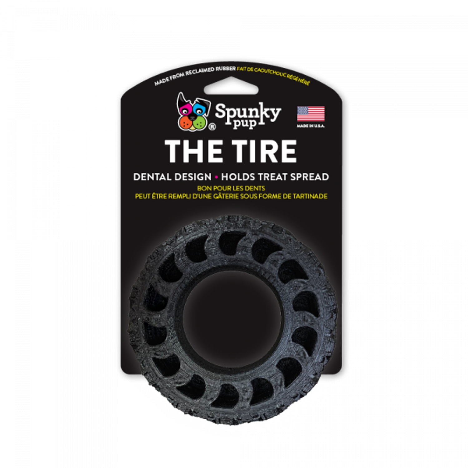 Spunky Pup Dog Toys The Tire - Reclaimed Rubber Toy Dog Toys