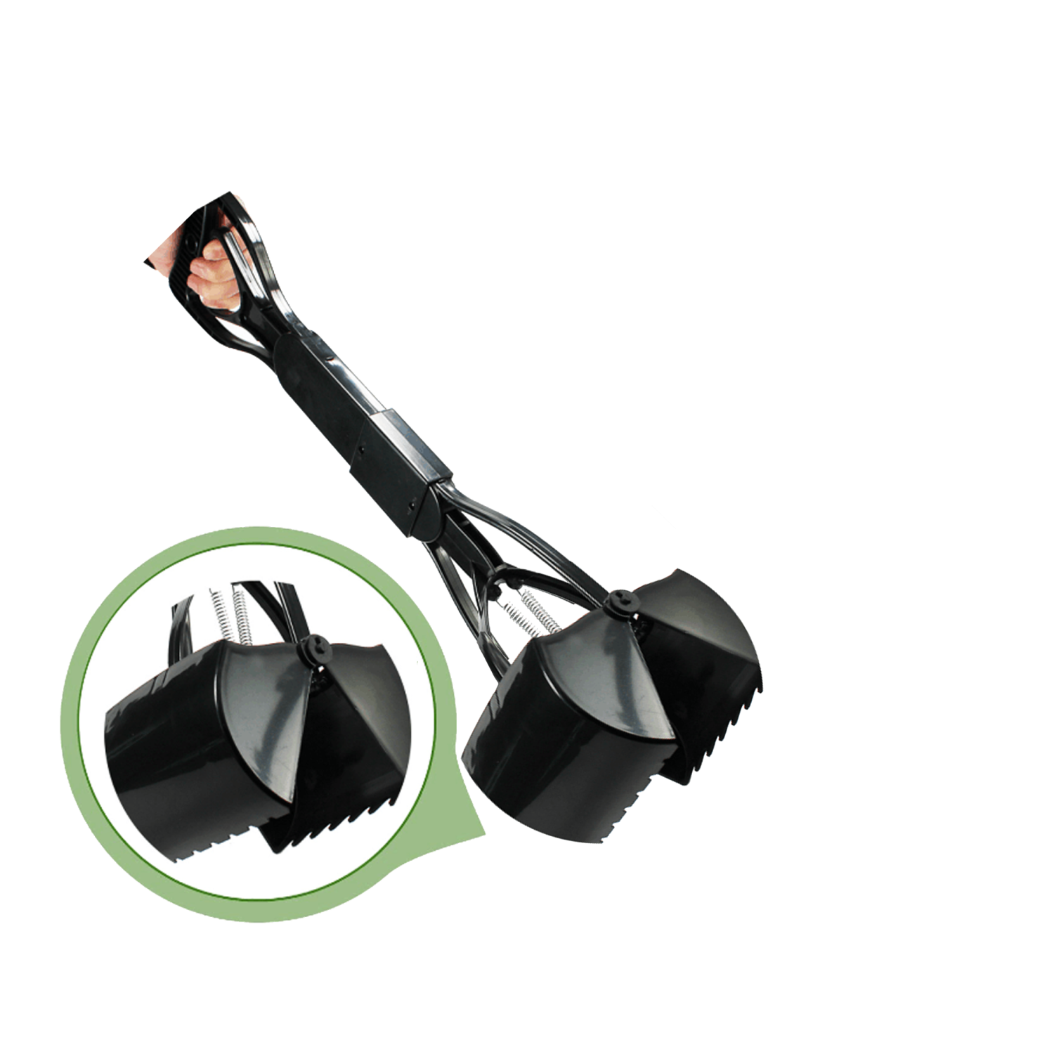 Next Products USA Pet Pooper Scooper - Long-Handled Waste Bags & Cans