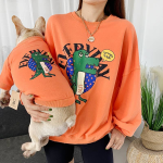 Pawsome Pets CA Everyday Dinosaur - Matching Pet and Owner Clothing Set Apparel
