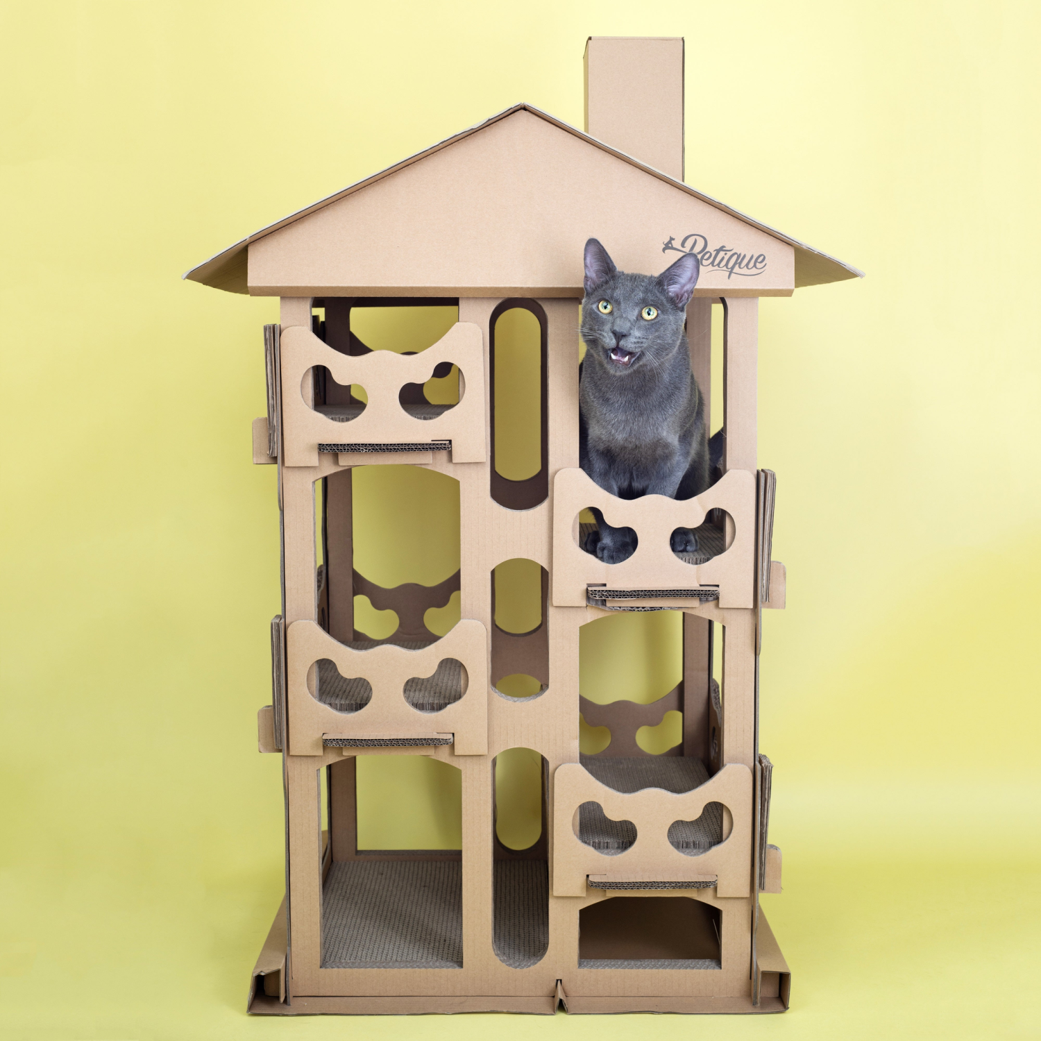 Petique Inc Feline Chateau Cat House Pet Beds