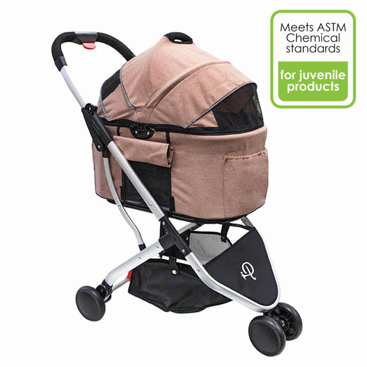 Petique Inc Newport Pet Stroller (3-in-1 Travel System) Pet Strollers