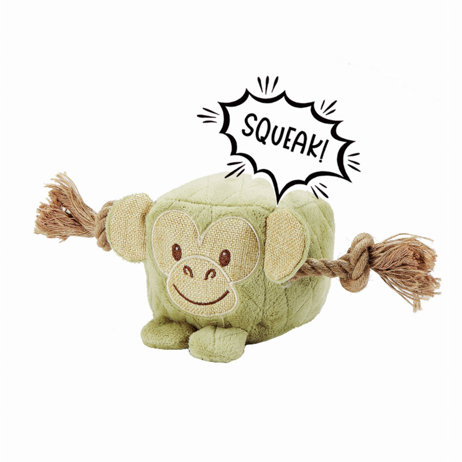 Petique Inc Cute Chunky Monkey Pet Toy Pet Toys